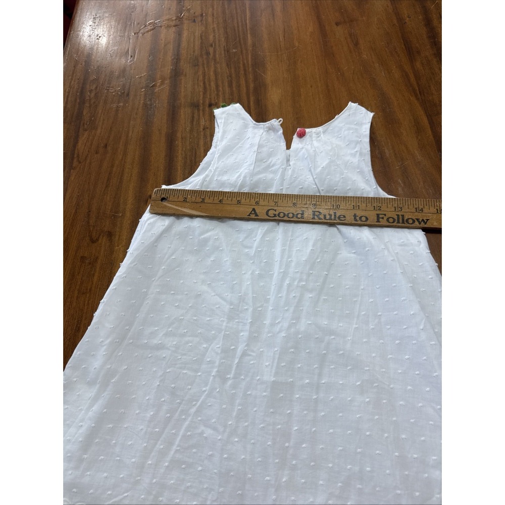 Cynthia Rowley Summer Crochet Embroidered Fruit Dress Size 7 - Picture 6 of 6